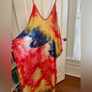 Shein tye dye maxi dress